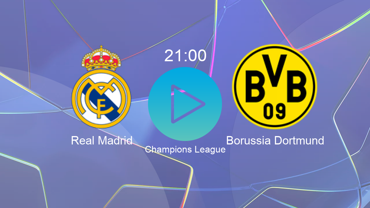  Real Madrid 21:00 Borussia Dortmund - Champions League hoy: hora, canal, TV y dónde ver online el partido de LaLiga