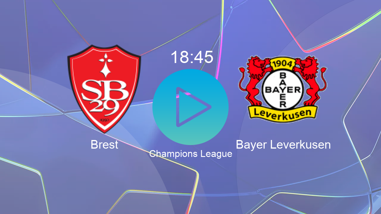  Brest 18:45 Bayer Leverkusen - Champions League hoy: hora, canal, TV y dónde ver online el partido de LaLiga